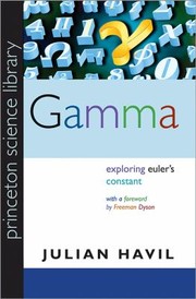 Gamma Exploring Eulers Constant by Julian Havil