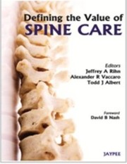 Cover of: Defining The Value Of Spine Care