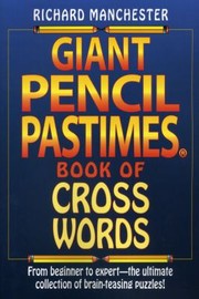 Cover of: Giant Pencil Pastimes Book Of Crosswords