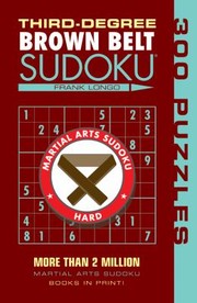 Cover of: Thirddegree Brown Belt Sudoku
