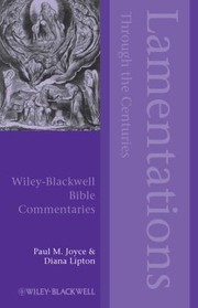 Cover of: Lamentations Through The Centuries by Paul M. Joyce