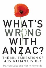 Cover of: Whats Wrong With Anzac by 