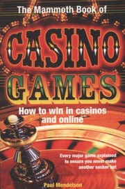 Cover of: The Mammoth Book Of Casino Games