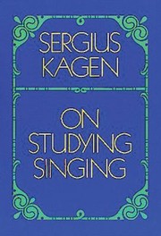 Cover of: On Studying Singing