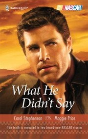 Cover of: What He Didnt Say