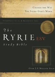 Cover of: Holy Bible Ryrie English Standard Version Black Calfskin Leather Red Letter Study Bible