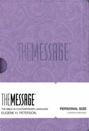 Cover of: The Message Embossed Lavendar