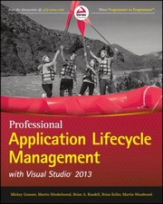 Cover of: Professional Application Lifecycle Management With Visual Studio 2013