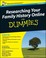 Cover of: Researching Your Family History Online For Dummies