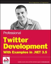 Cover of: Professional Twitter Development With Examples In Net 35 by 