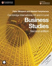Cover of: Cambridge International As And A Level Business Studies Coursebook by 