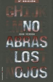No Abras Los Ojos by John Verdon