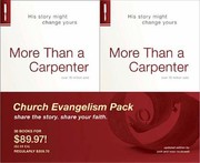 Cover of: More Than A Carpenter Church Evangelism Pack