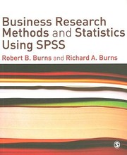 Cover of: Business Research Methods And Statistics Using Spss