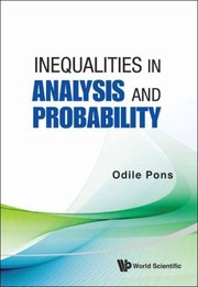 Cover of: Inequalities In Analysis And Probability by Odile Pons