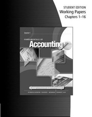 Cover of: Working Papers for GilbertsonLehmans Fundamentals of Accounting
