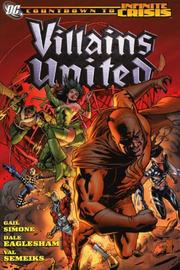 Cover of: Villains United (Countdown to Infinite Crisis)