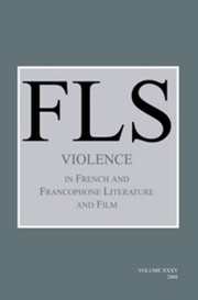 Cover of: Violence In French And Francophone Literature And Film by 