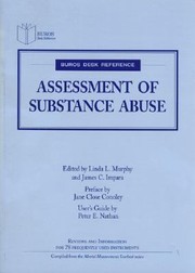 Buros Desk Reference Assessment Of Substance Abuse cover