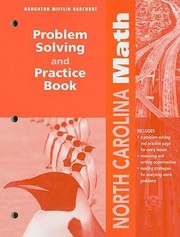 Cover of: North Carolina Math Problem Solving and Practice Book Grade 5