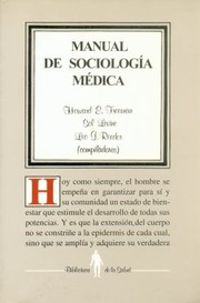 Cover of: Manual De Sociologa Mdica