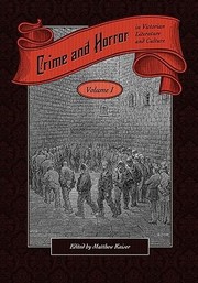 Cover of: Crime And Horror In Victorian Literature And Culture