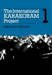 Cover of: The International Karakoram Project