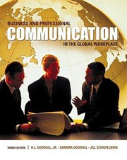 Cover of: Business And Professional Communication In The Global Workplace