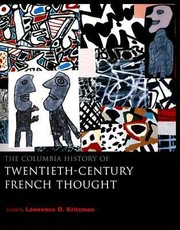 Cover of: The Columbia History Of Twentiethcentury French Thought