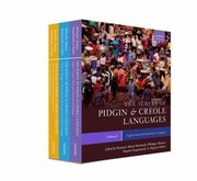 Cover of: The Survey Of Pidgin And Creole Languages 3 Vols