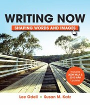 Cover of: Writing Now Shaping Words And Images