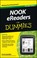 Cover of: Nook Ereaders For Dummies