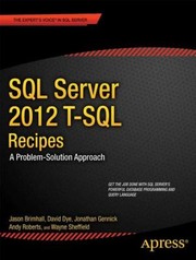 Cover of: Sql Server 2012 Tsql Recipes A Problemsolution Approach