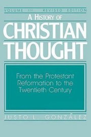 Cover of: A History Of Christian Thought