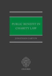 Cover of: Public Benefit In Charity Law