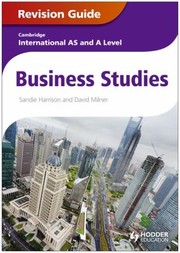 Cover of: Cambridge International As And A Level Business Studies by 
