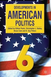 Cover of: Developments In American Politics 6