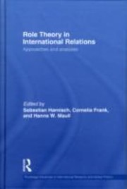Cover of: Role Theory In International Relations Approaches And Analyses