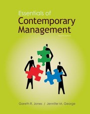 Cover of: Essentials of Contemporary Management with Connect Plus by Jones Gareth