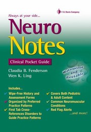 Neuro Notes Clinical Pocket Guide by Wen K. Ling