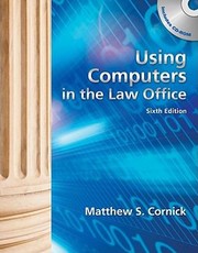 Cover of: Using Computers In The Law Office Workbook