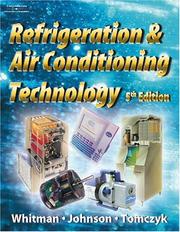 Cover of: Refrigeration and Air Conditioning Technology