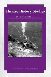 Cover of: Theatre History Studies 2011