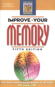 Cover of: Improve Your Memory by Ron Fry