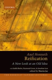 Cover of: Reification A New Look At An Old Idea