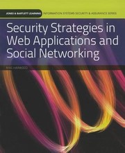 Cover of: Security Strategies In Web Applications And Social Networking by 