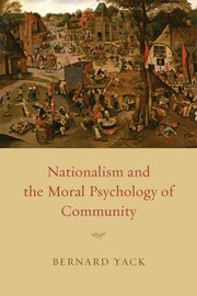 Cover of: Nationalism And The Moral Psychology Of Community