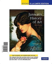 Cover of: Jansons History Of Art The Western Tradition Volume Ii Books A La Carte Edition