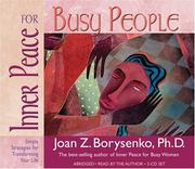 Cover of: Inner Peace for Busy People