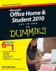 Cover of: Office Home And Student 2010 Allinone For Dummies